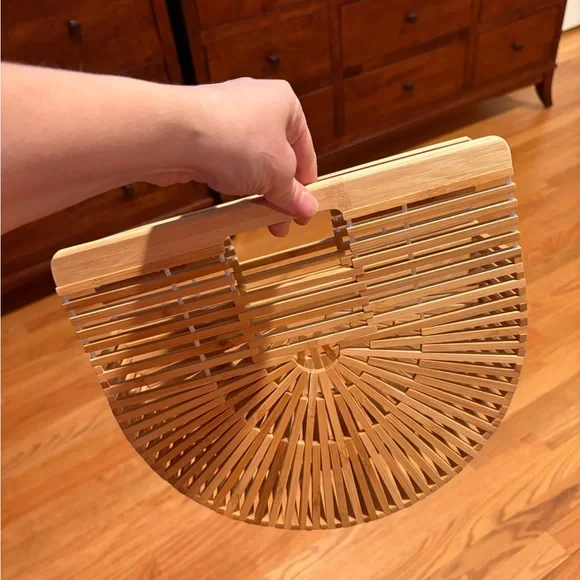 Bamboo handbag Cult Gaia's Ark style - Picture 2 of 7